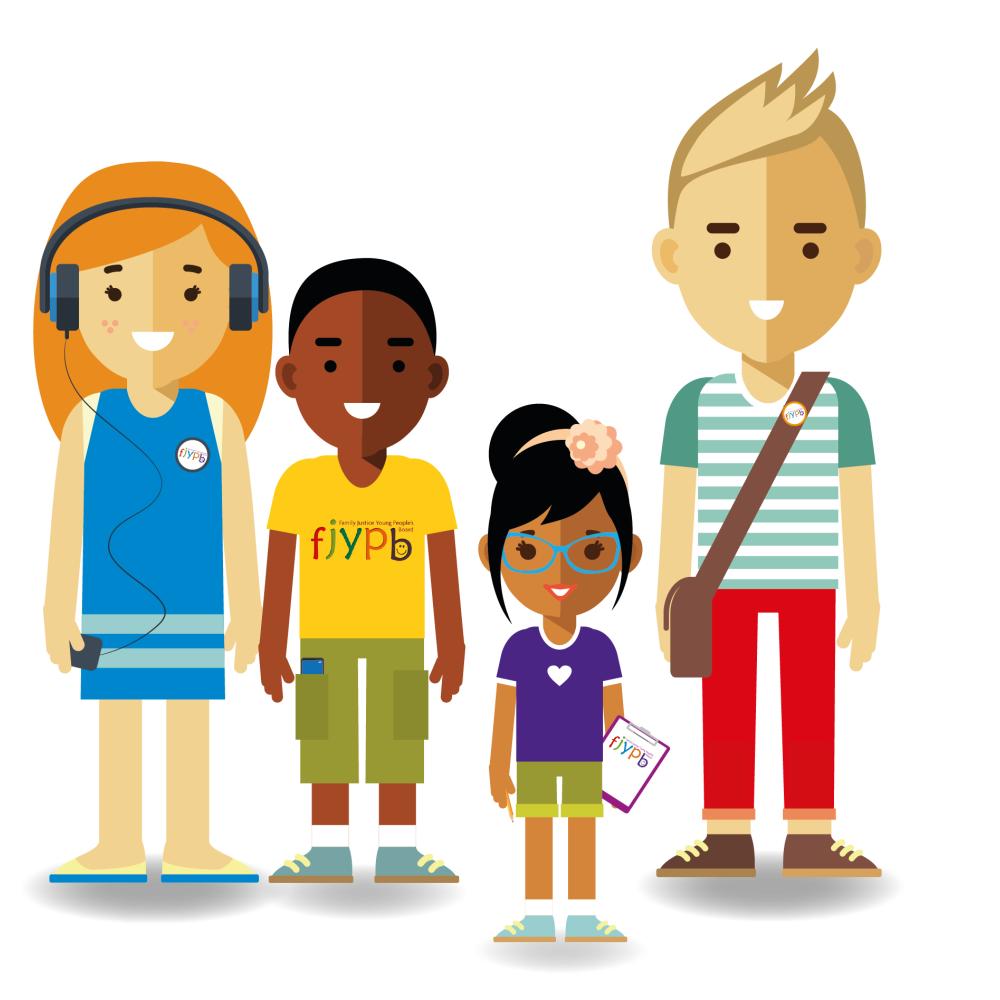 Family Justice Young People's board top tips cartoon