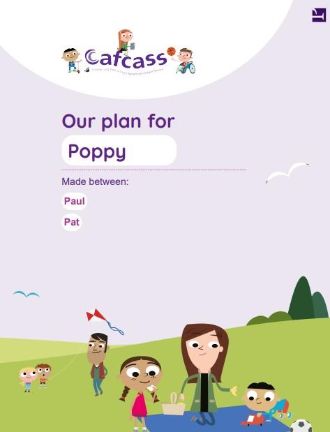 Our Child's Plan final product example