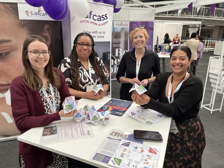 Cafcass colleagues at the 2025 Community Care Live event in London.