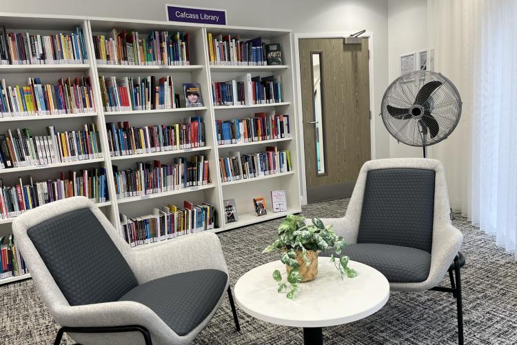 the cafcass wellbeing room and library